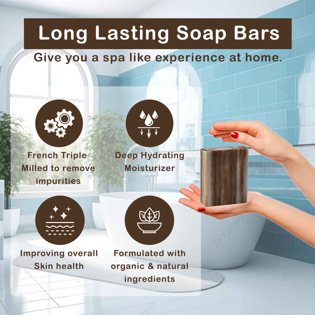 SSA Sandalwood Soap Bars (12 Pack, 3.5oz Each), Australian Moisturizing Natural Triple Milled Bar Soap Enriched with Organic Shea Butter, Long Lasting Plant Based Body Bath Bars for Men & Women