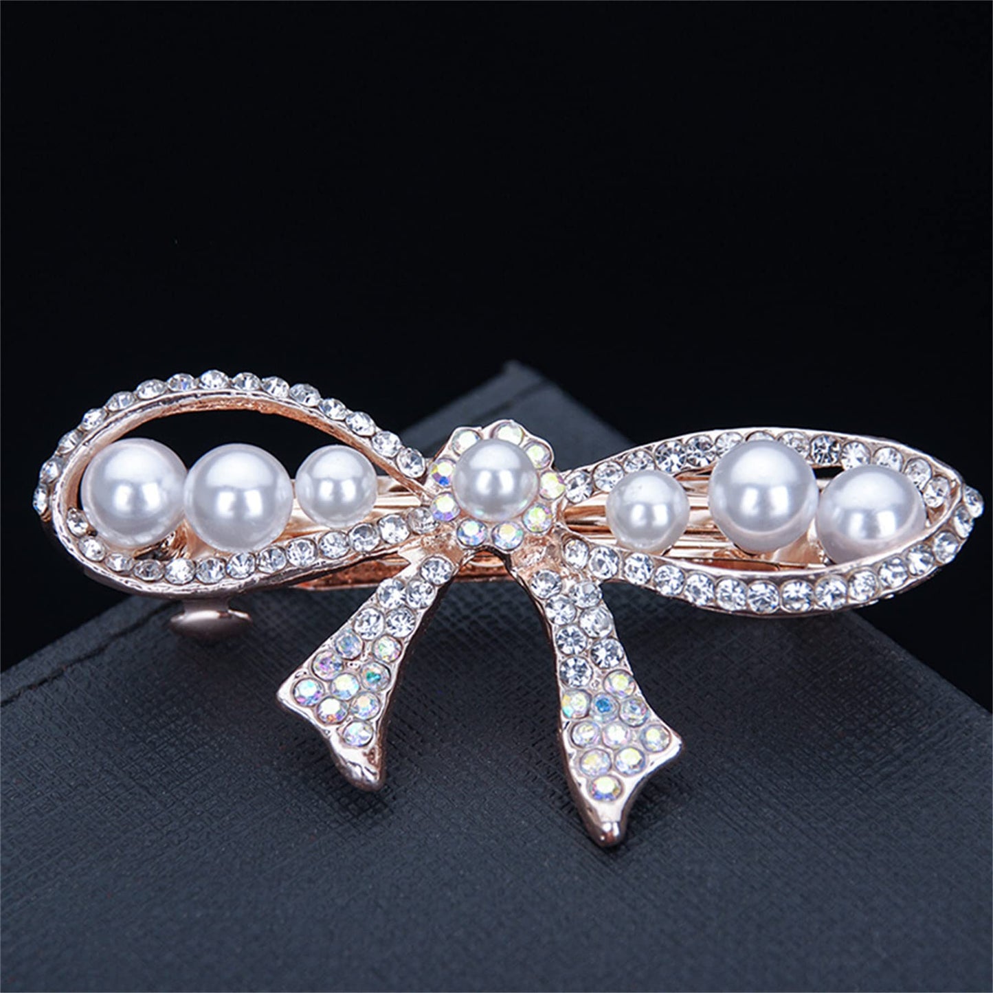 2 Pcs Cute Hair Claw Fairy Girl Rhinestone Hair Clip Big Hair Jaw Clip Nonslip Hair Clamp Hair Accessories Sliver&Gold (039-2PCS)