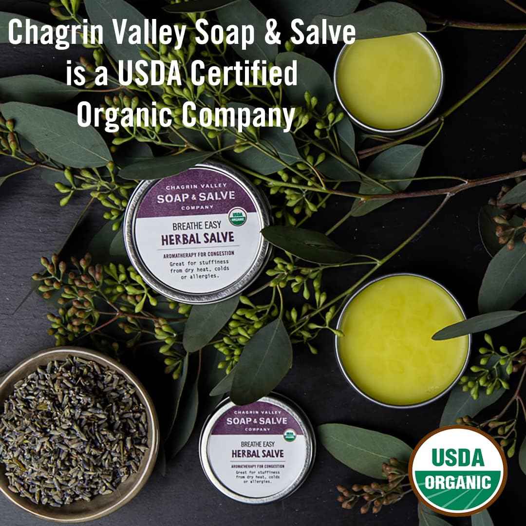 Chagrin Valley Soap & Salve Oatmeal, Honey and Fresh Goat Milk Soap Bar - For Dry Skin and Itchy Skin Relief - Organic, Cleansing Milk and Honey Unscented Bar Soap For Women and Men, Large 5.6 oz 3PK