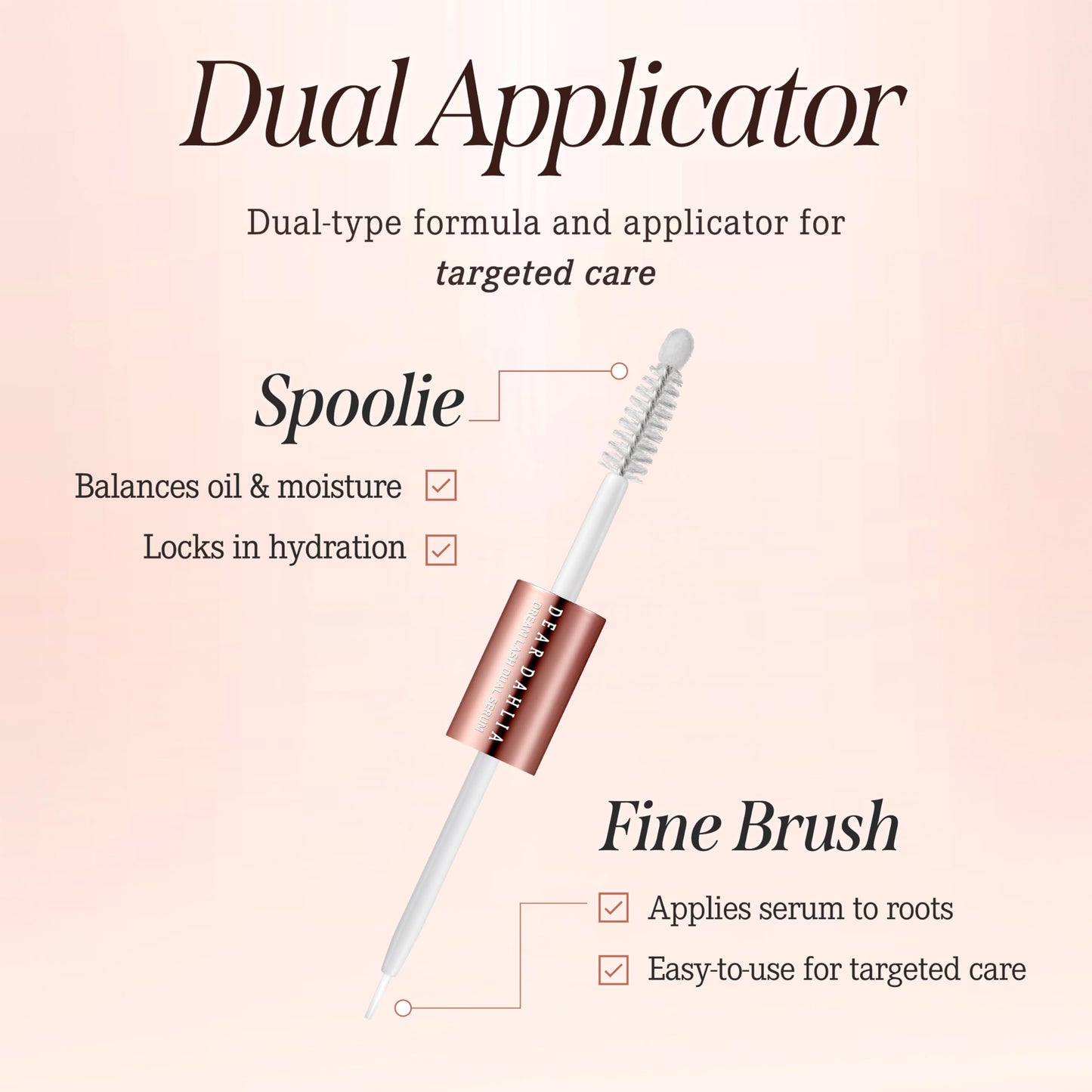 DEARDAHLIA Dream Lash Dual Serum, 9mL - Premium Eyelash Enhancer for Longer, Fuller, Thicker Lashes. Non-Irritating Formula, Hydrating & Healthy-Looking, Easy Application