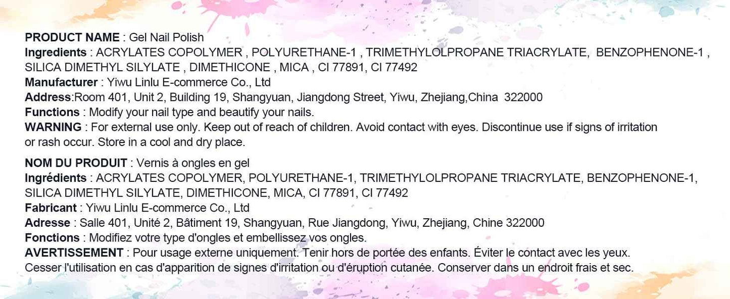 MEET ACROSS Neon Crackle Gel Nail Polish With Black White Sliver Glod Gel+ Glow in the Dark Gel Polish Kit 18Pcs*7ml