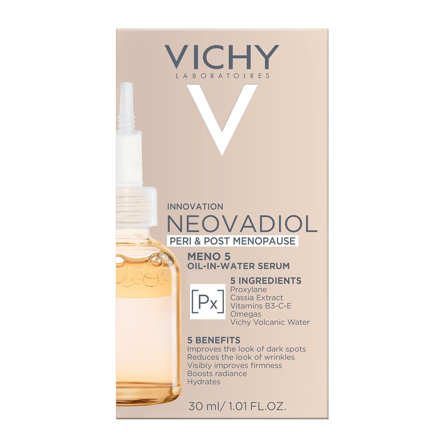 Vichy Neovadiol Serum for Peri and Post Menopause | Anti Aging Serum to Reduce Wrinkles and Dark Spots | Dermatologist Tested | 1.01 Fl. Oz