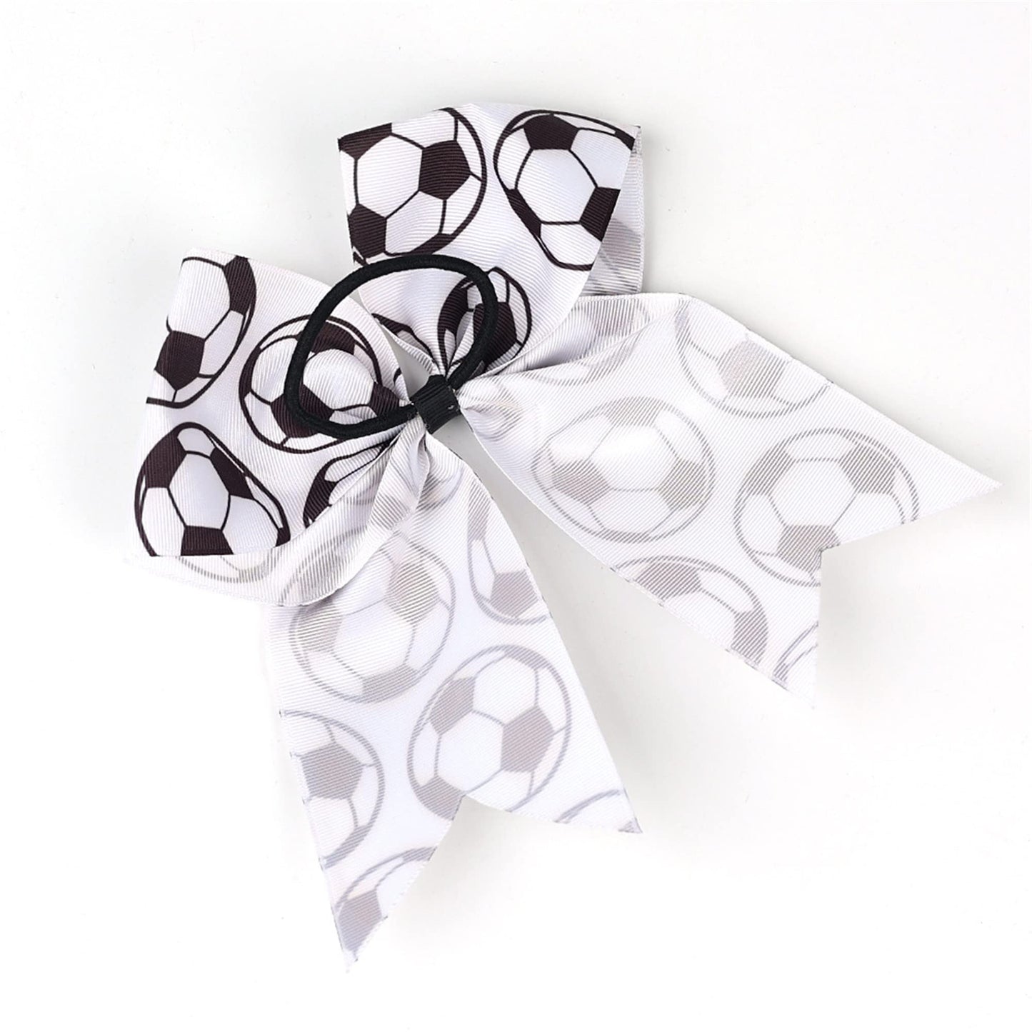 LDDCX Soccer Bow Hair Clips, Hair Accessories for girls. Soccer Hair Bow Clips Football Hair Clips Pin. (FQ1-H, 1PC)