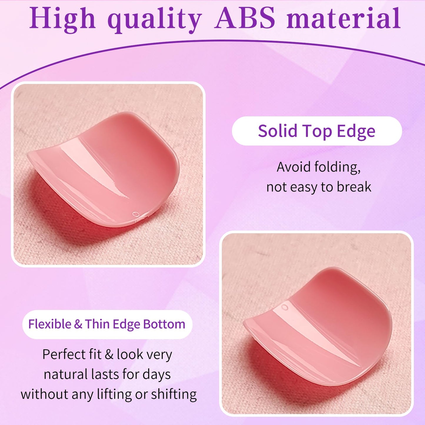 Lifextol 240pc Press on Toenails for Women Toe Press on Nails Short Fake Toe Nails Press ons with Glue&Adhesive Tabs, Acrylic Toe Nail Tips False Toenail Press ons Artificial Fake Toenails-Pink