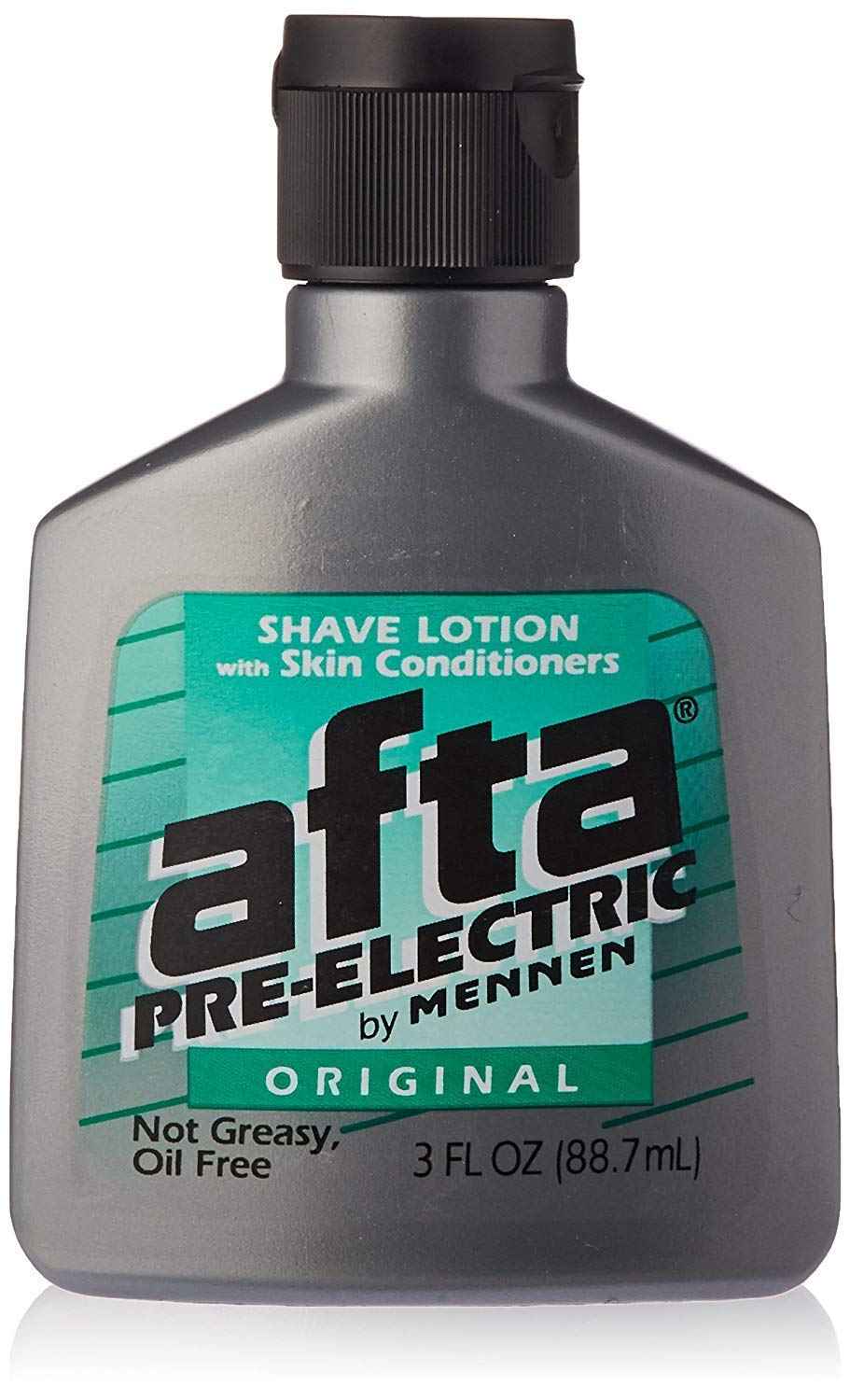 AFTA Shave Lotion with Skin Conditioners, Pre-Electric by Mennen, Original, Not Greasy, Oil Free, 3 FL OZ - 8 Pack