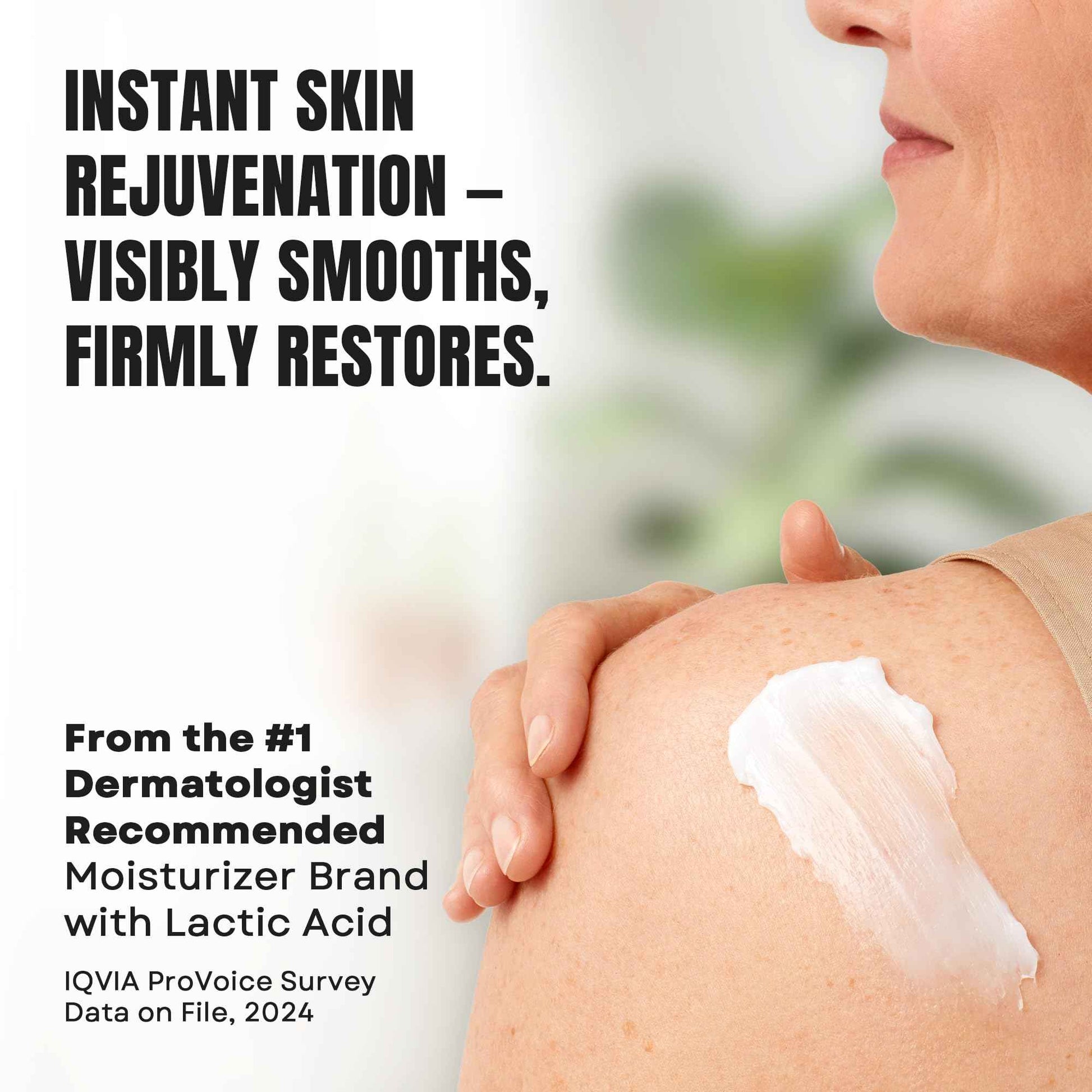 AmLactin Crepe Firming Cream - Therapeutic Skin Tightening Cream for Body – No-Scrub Exfoliator and Moisturizer with 15% Lactic Acid AHA, 12 oz (Packaging May Vary)