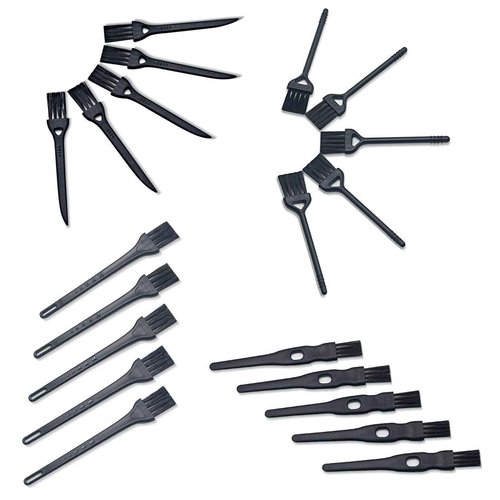 20 Pieces Replacement Electric Shaver Razor Cleaning Brushes Keyboard Brush Coffee Grinder Brushes Small Household Appliance Cleaning Brush Kits Black