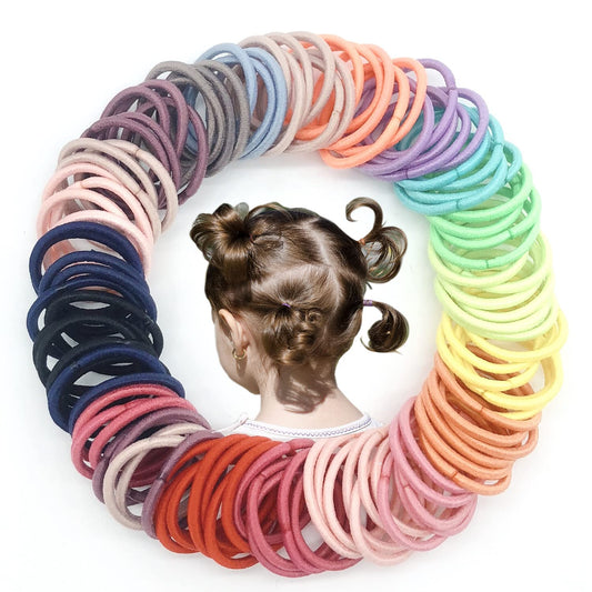 300PCS Baby Toddler Hair Ties， Finger Hair Ties Small Ponytail Holders Hair Ties for Kids Girls