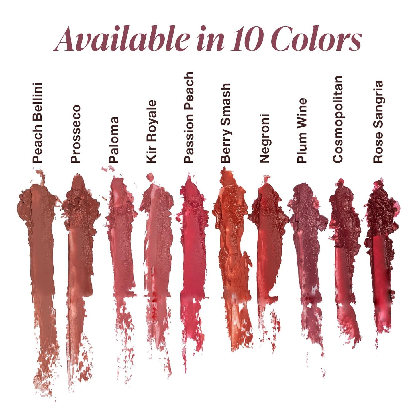 Mineral Fusion Lipstick, Vivid & Smudge-Free Lip Color with Avocado Oil, Cocoa Seed Butter & More, Long-Lasting Vegan Lipstick, FD&C Dye-Free, Cruelty-Free, Paraben-Free, Gluten Free, Kir Royale