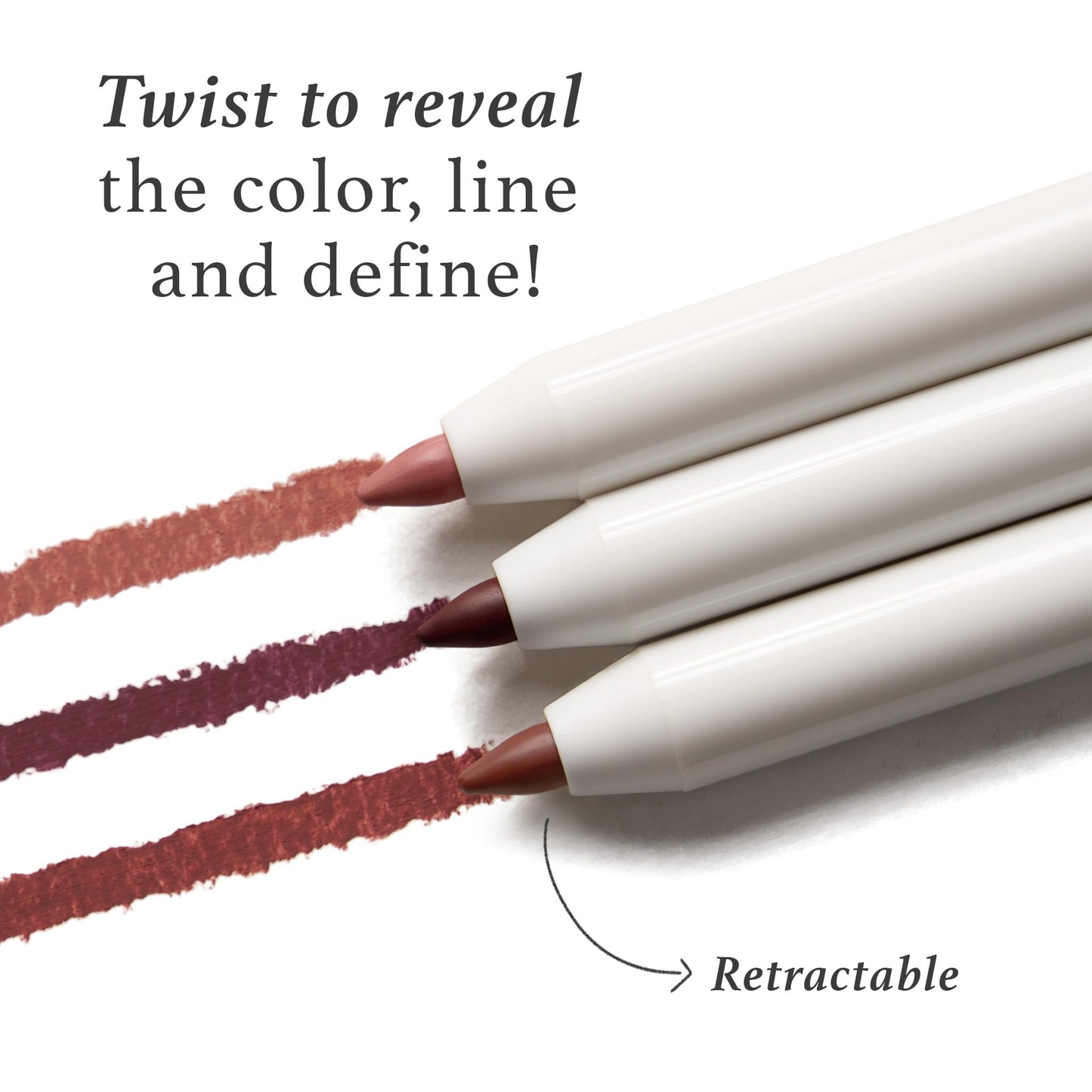 Julep With a Trace Retractable Creamy Long-Lasting Lip Liner, Antique Rose