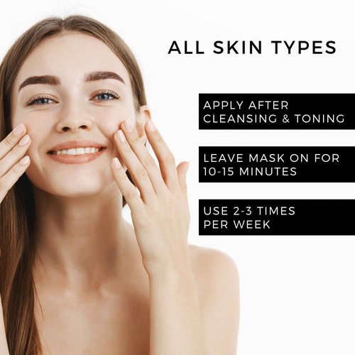 Georgette Klinger Vitamin C Mask - Nutrient-Rich Skin Brightening Treatment, Draws Out Impurities, Unclogs Pores, Fights UV Damage, Smooths and Firms for Radiant, Even-Toned Complexion - 1.7 oz