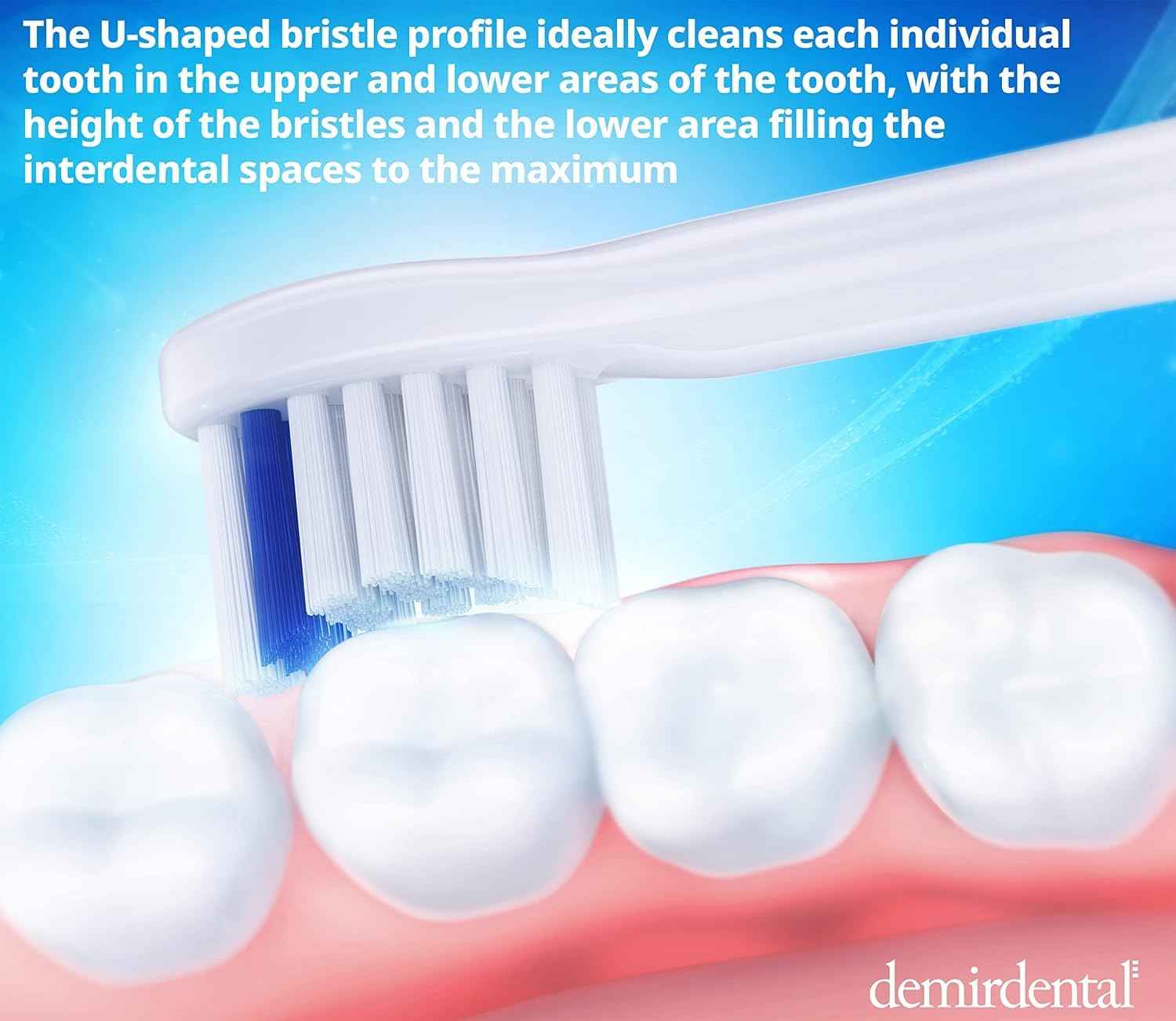 Toothbrush Heads Mini Extra Soft Compatible with Philips Sonicare Toothbrush Heads - Soft & Small Replacement Heads for Sensitive Teeth - Gentle Brush Heads - White - Replaces HX6088e-8 Pack