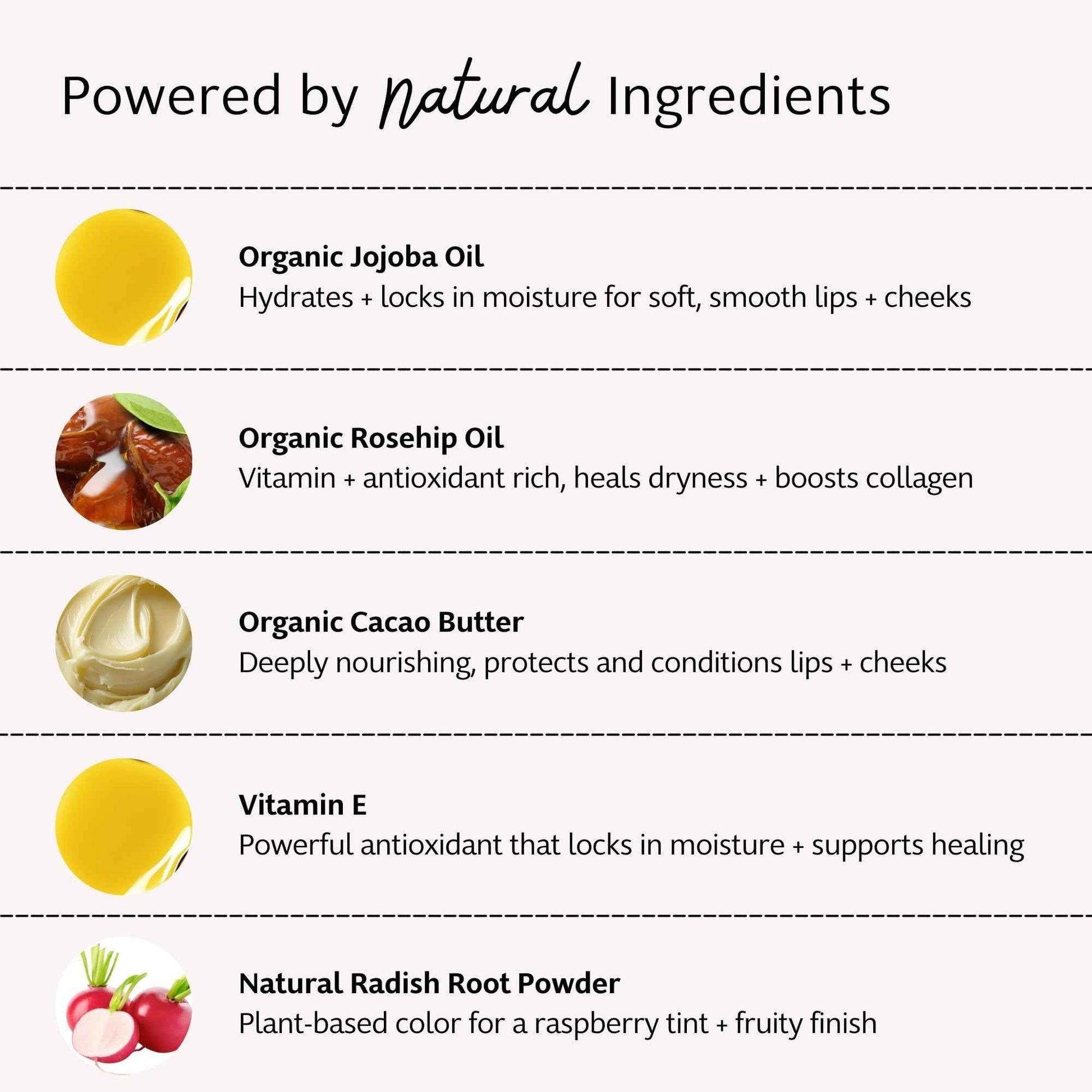 Slo | Natural Lip Balm - All Natural Ingredients, Vegan & Cruelty Free, Hydrating & Soothing, Plastic Free, Paper Packaging | Raspberry + Rosehip | 3 Pack (3 x 0.28oz/8g)