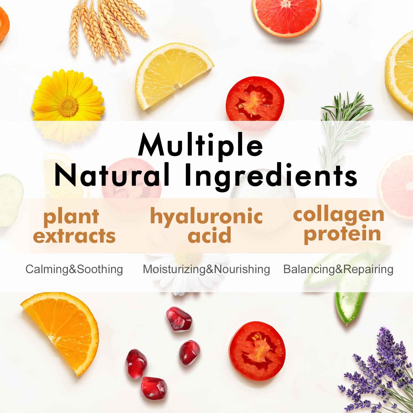 KONEUK 60 Pack Collagen Essence Face Masks Skincare for Women, Hydrating Sheet Face Masks Suitable for Dry and Sensitive Skin, Bulk Facial Masks for Women Skin Care, Face Mask Gifts Set for Spa Party