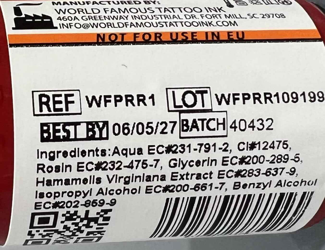 World Famous Tattoo Ink Limitless - Medium Orange 1 - Professional Tattoo Ink & Tattoo Supplies - Skin-Safe Permanent Tattooing in Bold Shades - Vegan & Non-Toxic (1 oz)