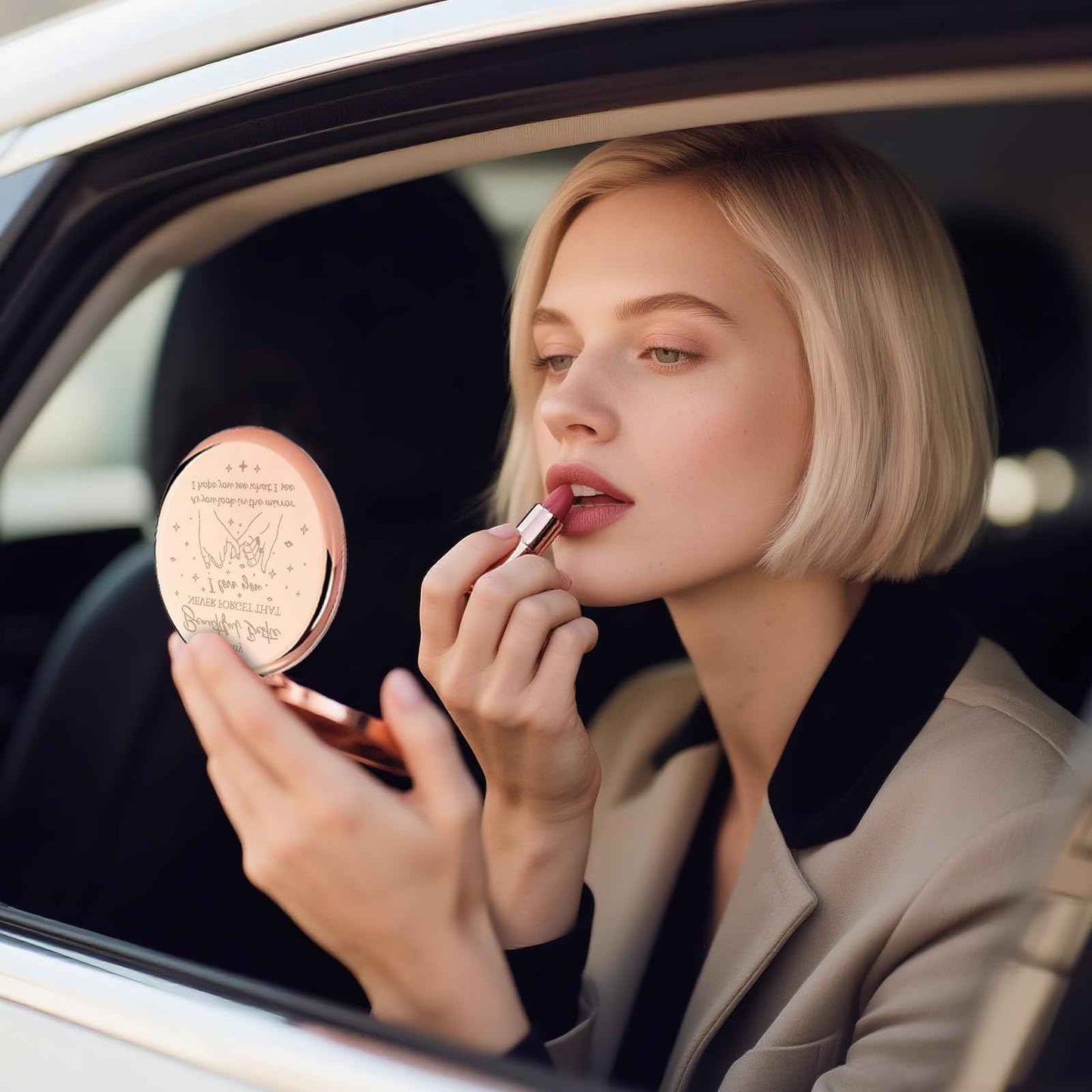 GAOLZIUY Bestie Gifts, Friendship Gifts for Women, Best Friend Birthday Gifts Bestie Makeup Mirror, Compact Mirror Gifts from Sister,Bestie Sister Gifts College Sister Graduation Gifts Idea