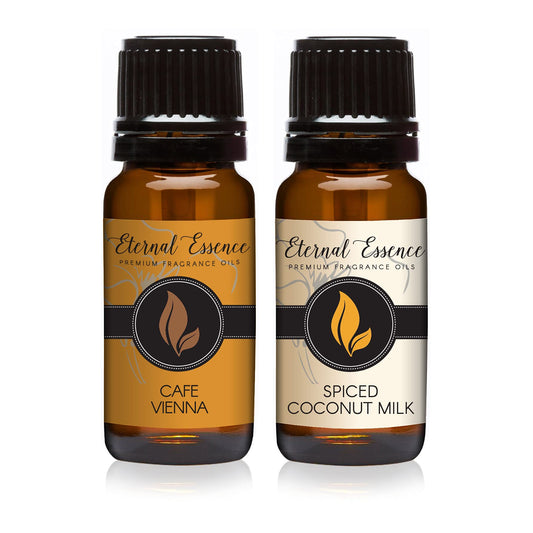 Pair (2) - Cafe Vienna & Spiced Coconut Milk - Premium Fragrance Oil Pair - 10ML