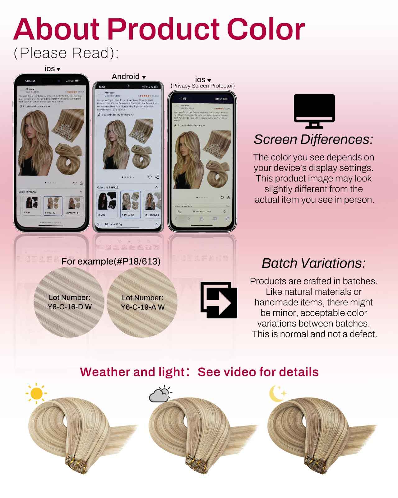 Moresoo Clip in Hair Extensions Blonde Short Human Hair Clip in Extensions Highlights Dark Ash Blonde With Medium Blonde Double Weft for Women Straight 80g/5pcs 10 inch