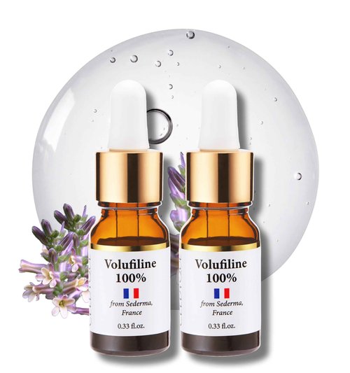 CELDYQUE 100% Pure Volufiline Concentrate Serum 2ea - Skin Firming Solution & Clinically Proven | Anti-Wrinkle, Enhances Facial Contours, Boosts Collagen for Sagging Mature Skin Korean Skincare