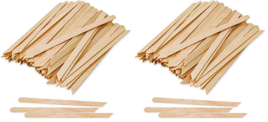 Tachibelle Wooden Wax Sticks - Body Eyebrow, Lip, Nose Small Waxing Applicator Sticks for Hair Removal and Smooth Skin Professional Spa - 2 in 1 (pointed and slanted) (Pack of 1000)