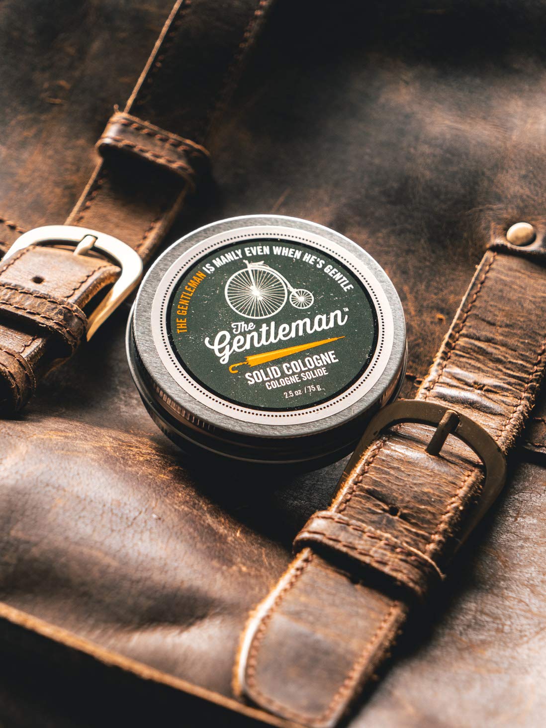 Walton Wood Farm Solid Cologne (The Gentleman) Citrus & Mahogany Scent Vegetarian-Friendly and Paraben-Free 2.5 oz