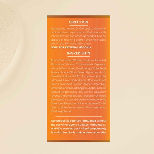 Glow Renewal 20% Vitamin C Serum for Face & Eye - Brightening & Anti-Aging with Hyaluronic Acid & Botanical Extracts - Evens Skin Tone, Targets Fine Lines & Dark Spots, 1 oz