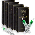 Romlon Tattoo Cartridge Needles - 80Pcs Disposable Mixed Sterilized Tattoo Needles Single Stack Magnum 1205M1 1207M1 1209M1 1211M1 Size for Tattoo Machine Tattoo Kit Tattoo Supplies