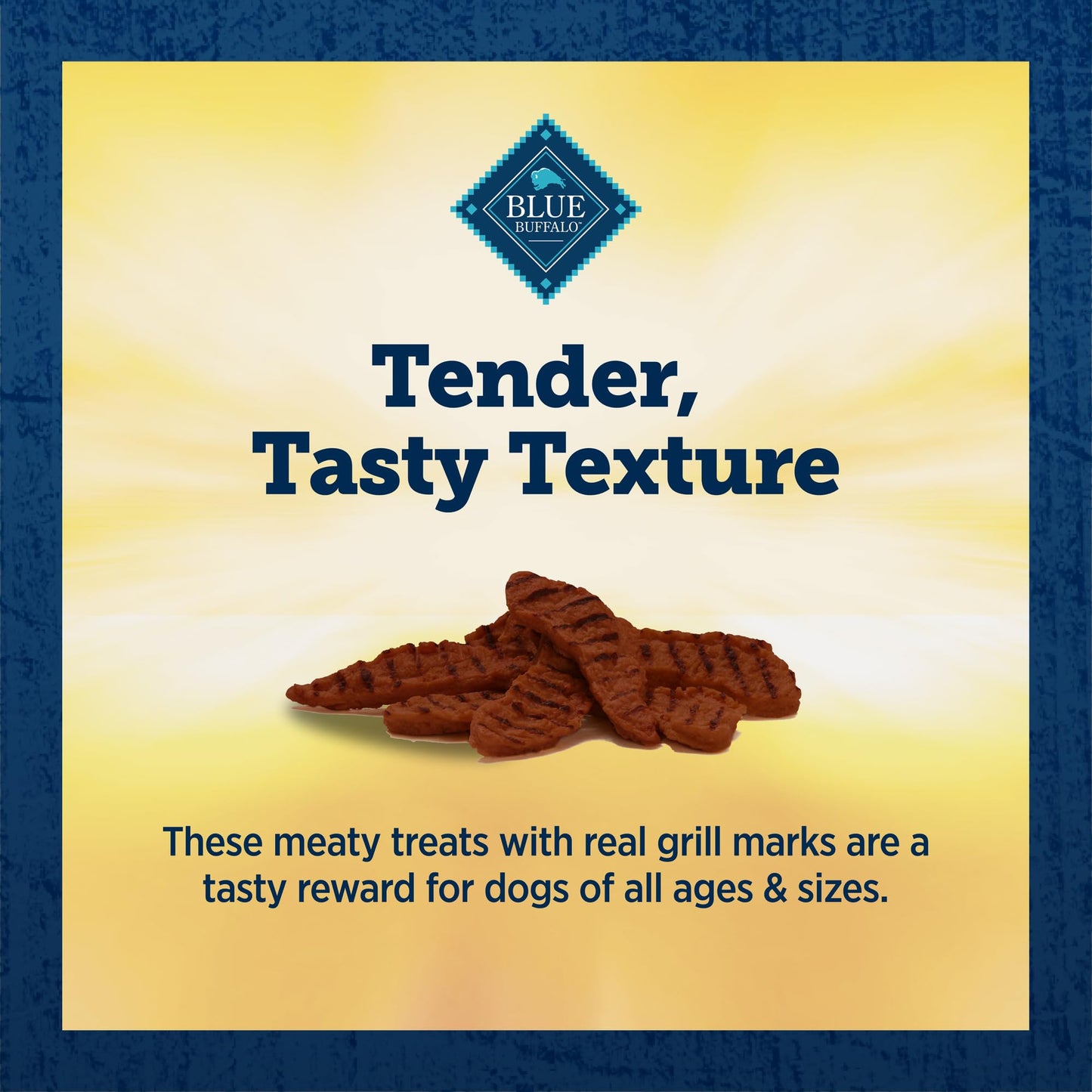 Blue Buffalo True Chews Premium Grillers Dog Treats, Made in the USA with Natural Ingredients, Steak, 10-oz. Bag