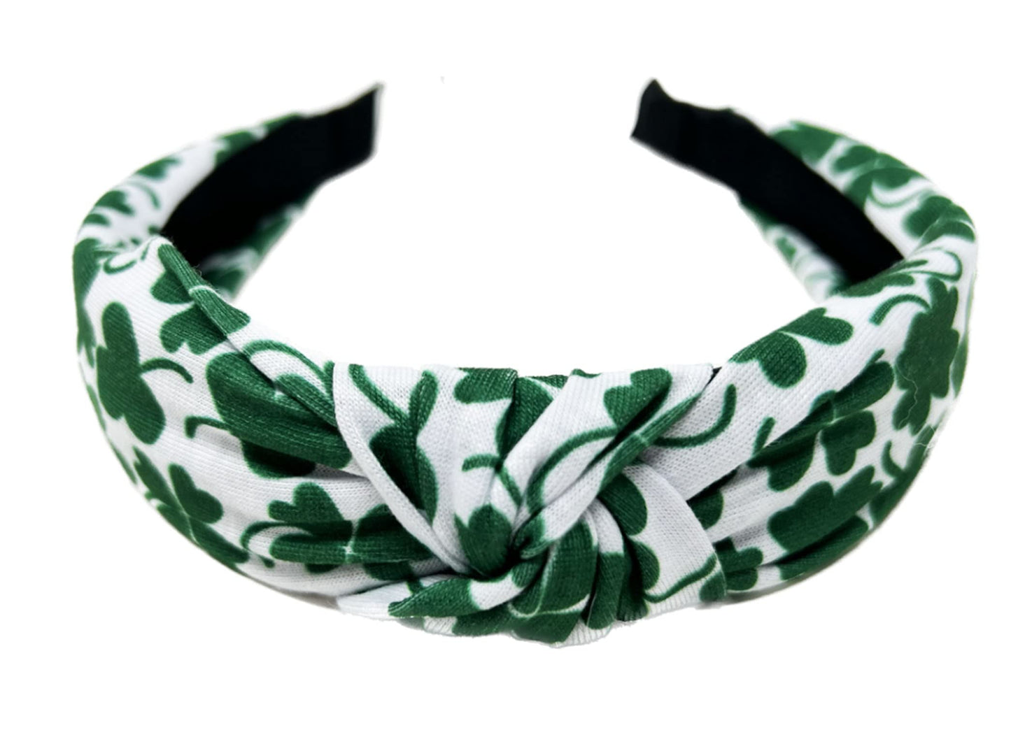 Shimmer Anna Shine St. Patricks Day Headbands and Scrunchie for Women and Girls (St Patricks Green Clover Shamrock)