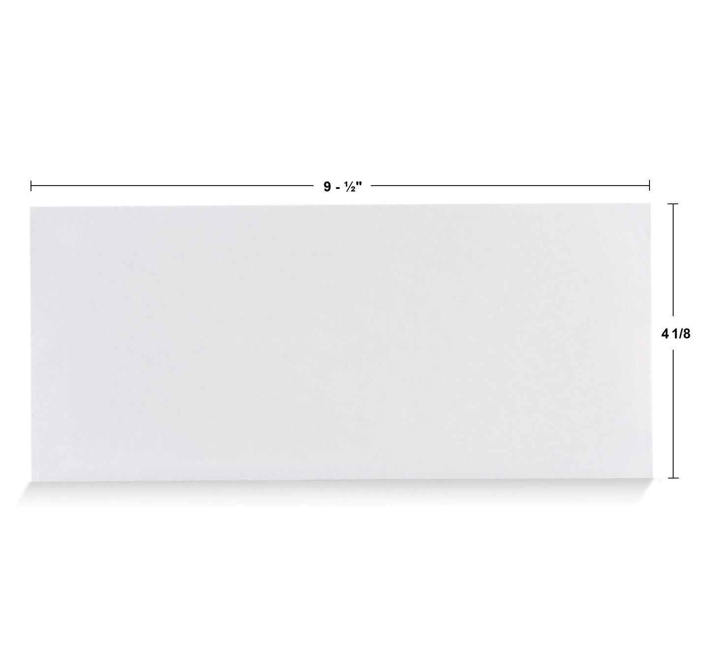 40#10 Security Tinted Self-Seal Envelopes - No Window, EnveGuard, Size 4-1/8 X 9-1/2 Inches - White - 24 LB - 40 Count (34140)