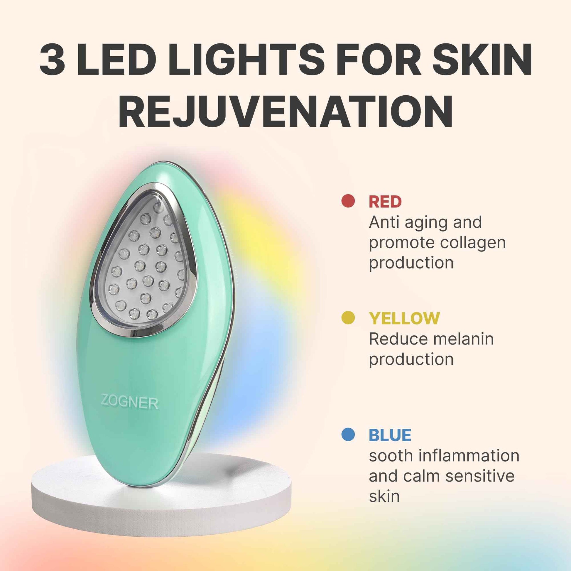 Rechargeable Silicone Facial Cleansing Brush & Face Scrubber, Water-Resistant Electric Face Exfoliator with LED Light, 6 Vibration Modes, Deep Cleansing Brush for All Skin Types, Men & Women