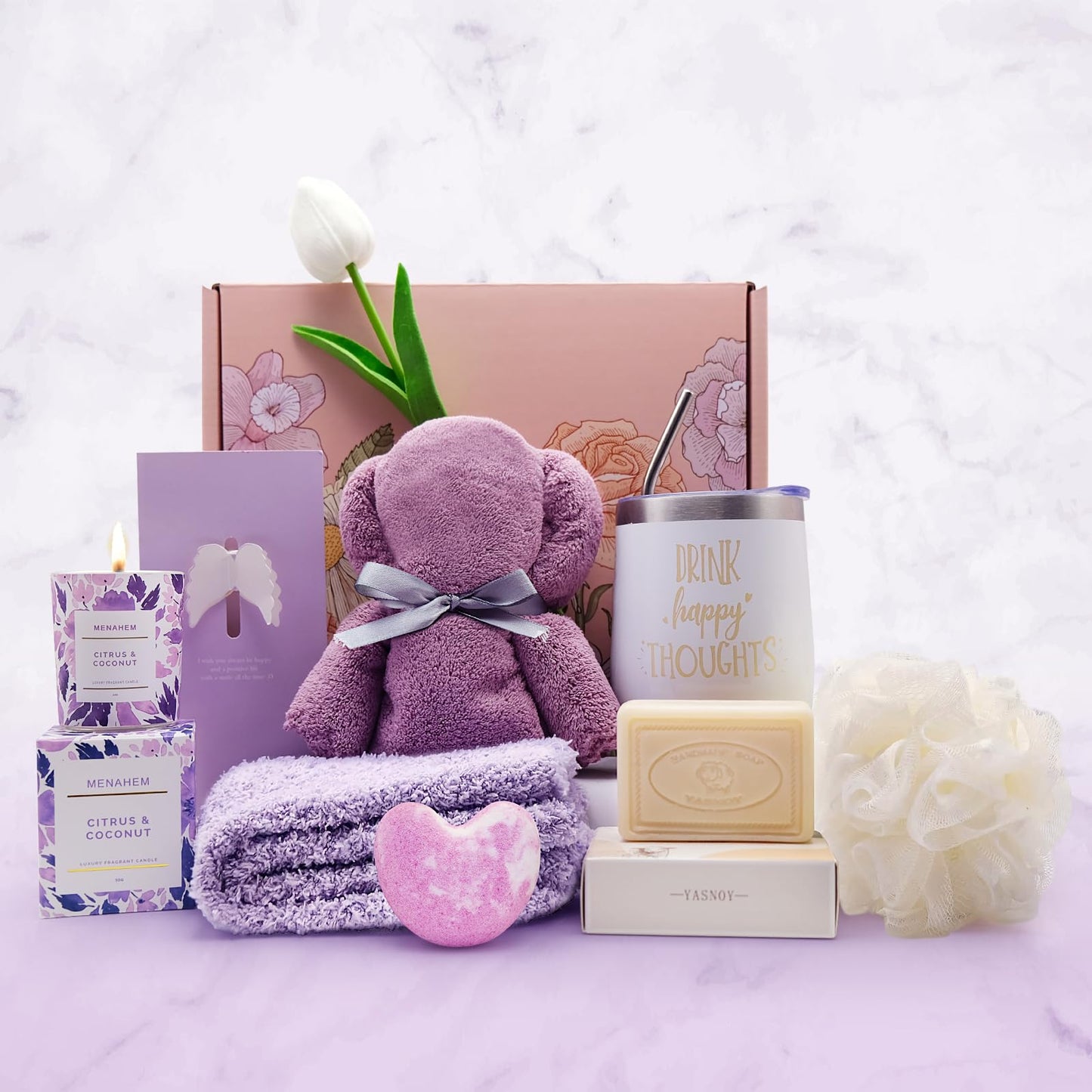 Gifts for Women, Mother's Day Gifts for Mom Grandma Sister Wife Best Friend,Self Care Spa Relaxing Gift Baskets for Her, Get Well Soon Christmas Birthday Presents for Women Who Have Everything