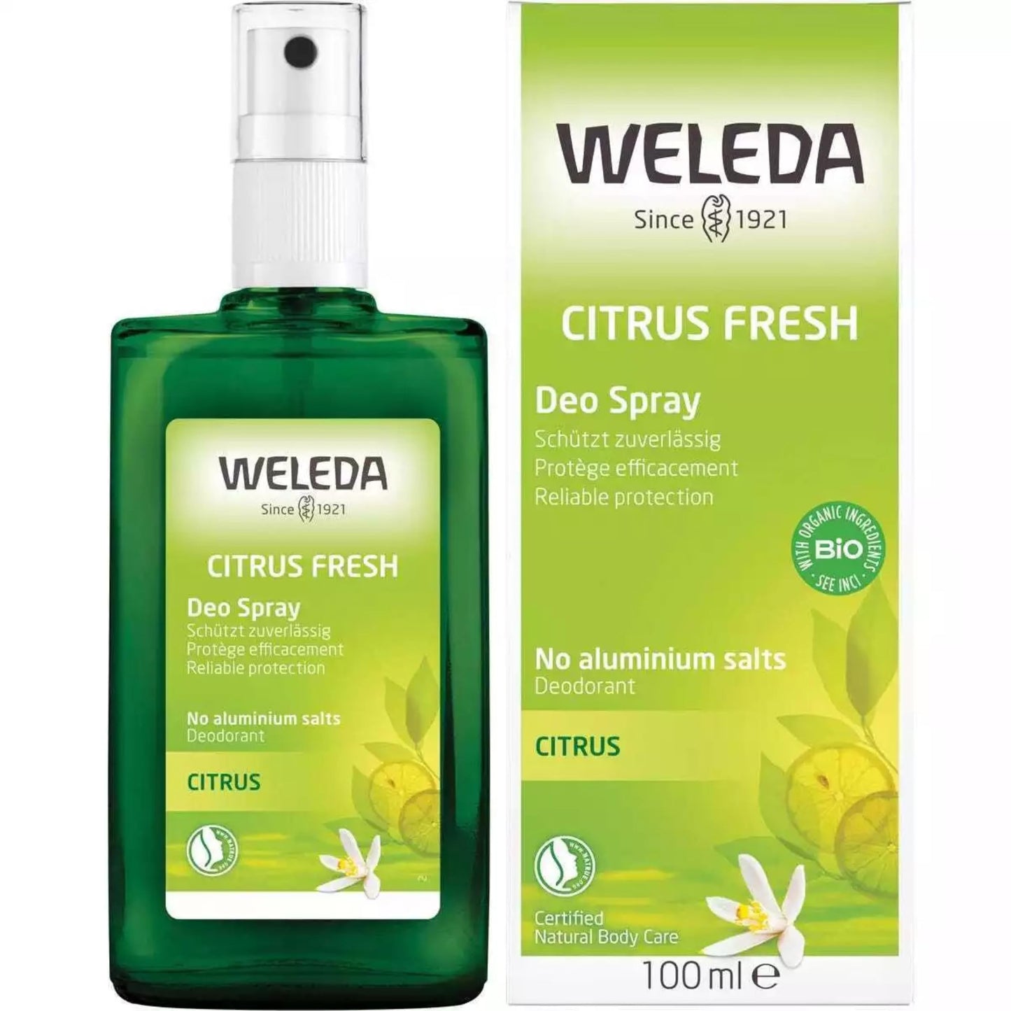 Weleda Deodorant Citrus, 3.4 FL Oz (Pack of 2)