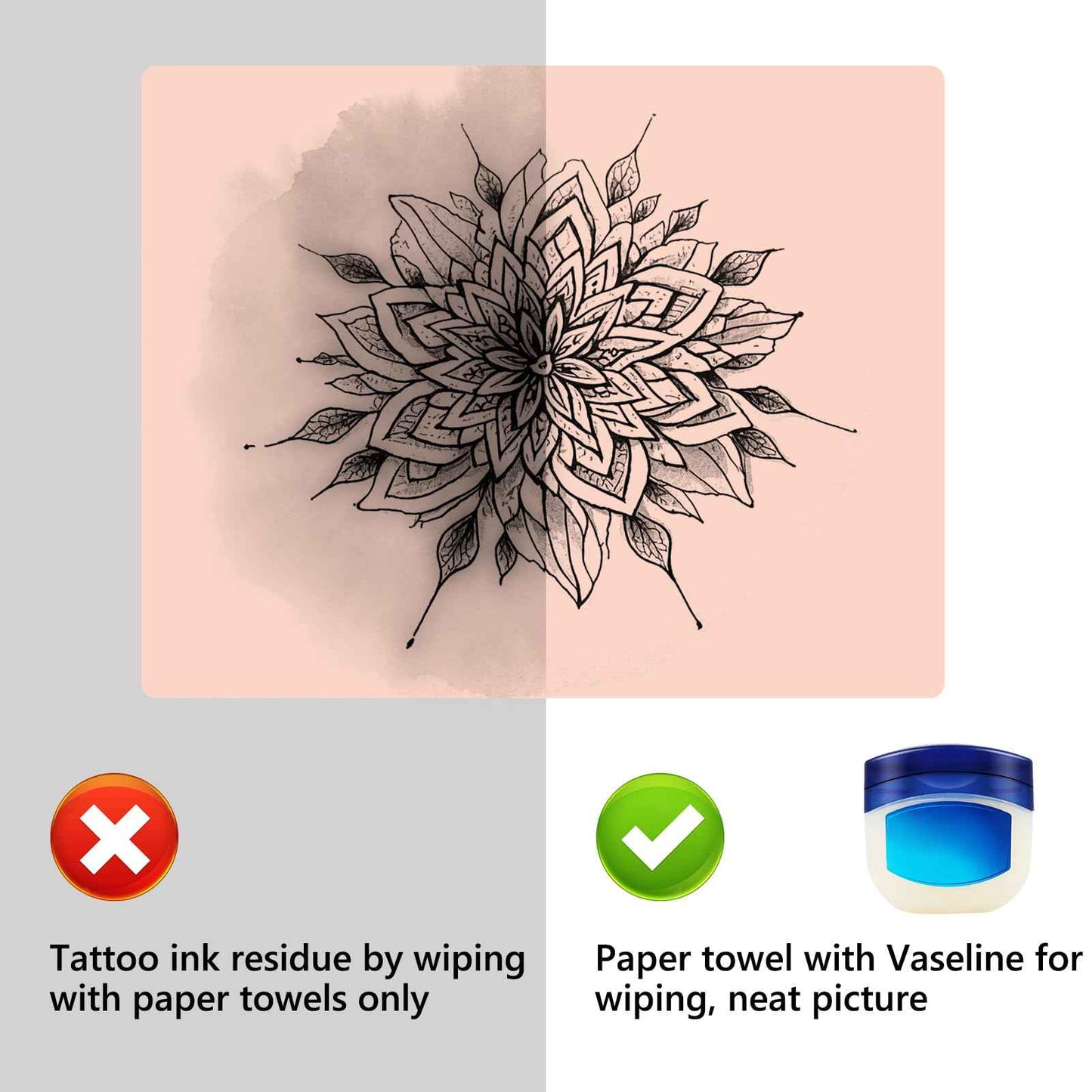 GRELEON Tattoo Practice Skin 10pcs Kit 3mm Thick Fake Skin Double Sides Blank Silicone Practice Skin Tattooing 11.7 * 7.8 Inch Soft for Beginners Artists