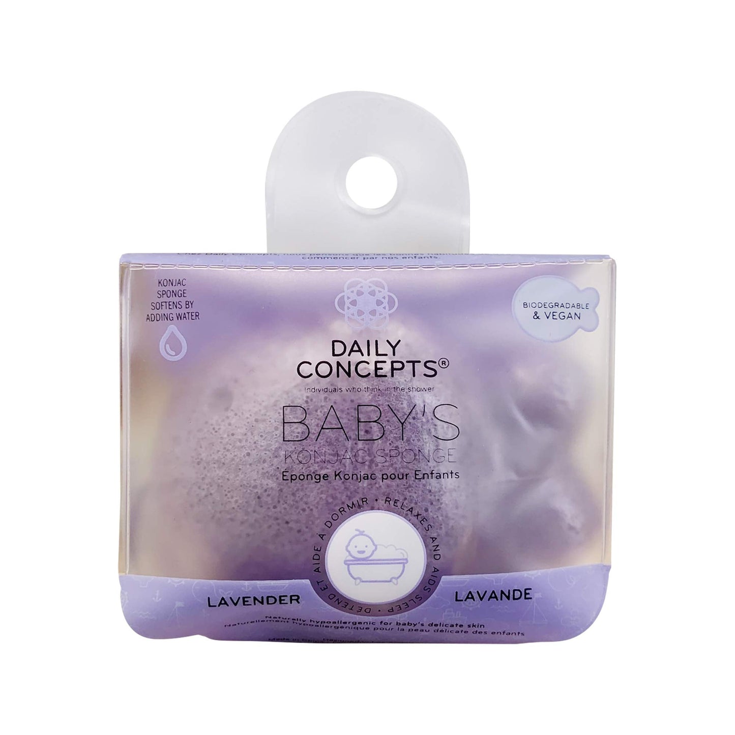 DAILY CONCEPTS Your Baby Konjac, Lavender