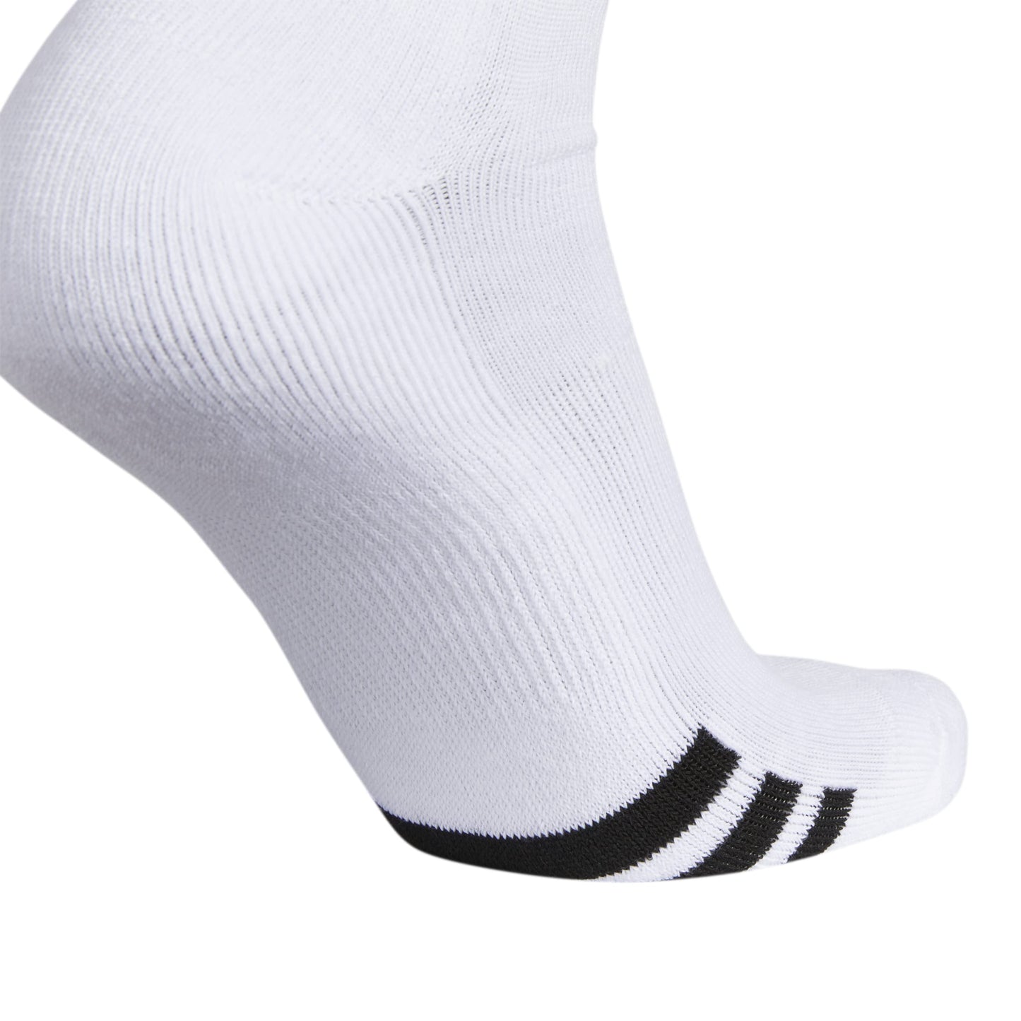 adidas Rivalry Soccer Socks Cushioned Over The Calf (OTC) (2-Pair), White/Black, X-Small