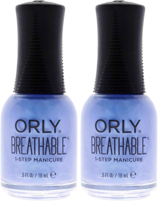 Orly Breathable Treatment Plus Color - 2060033 You Had Me At Hydrangea Nail Polish Women 0.6 oz (Pack of 2)