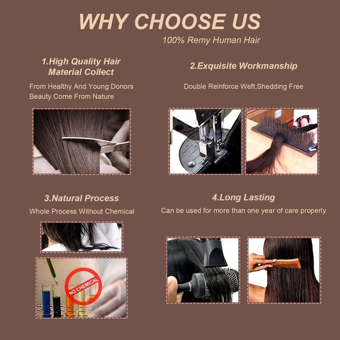 GEELOOK Tape in Hair Extensions Human Hair 18inch Skin Weft Straight Thick Natural with 12 Pieces Replacement Tape 20pcs 50g Chocolate Brown mixed caramel blonde #4/27/4