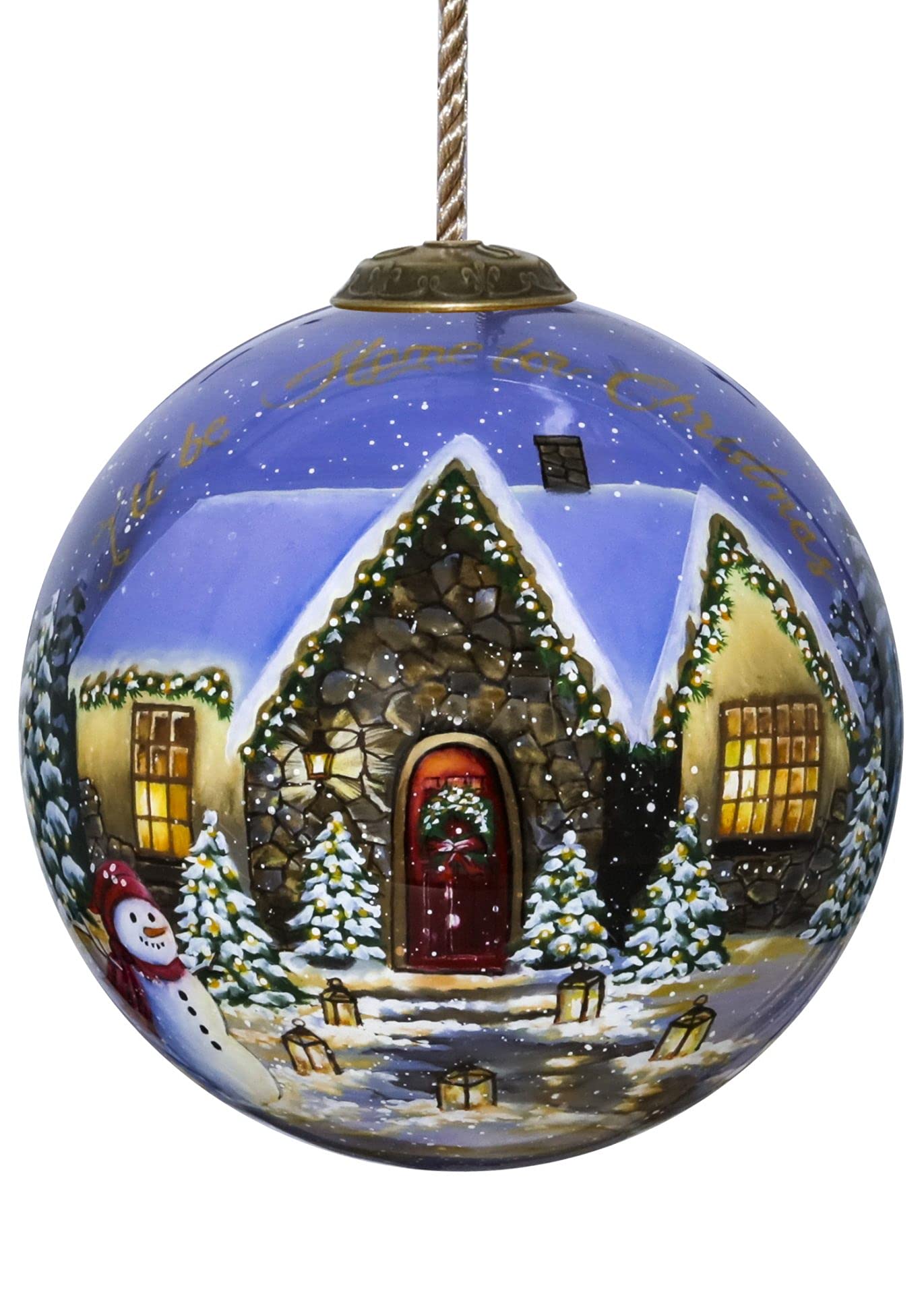 Inner Beauty 2011037 I’ll Be Home for Christmas Ornament, 4-inch Diameter