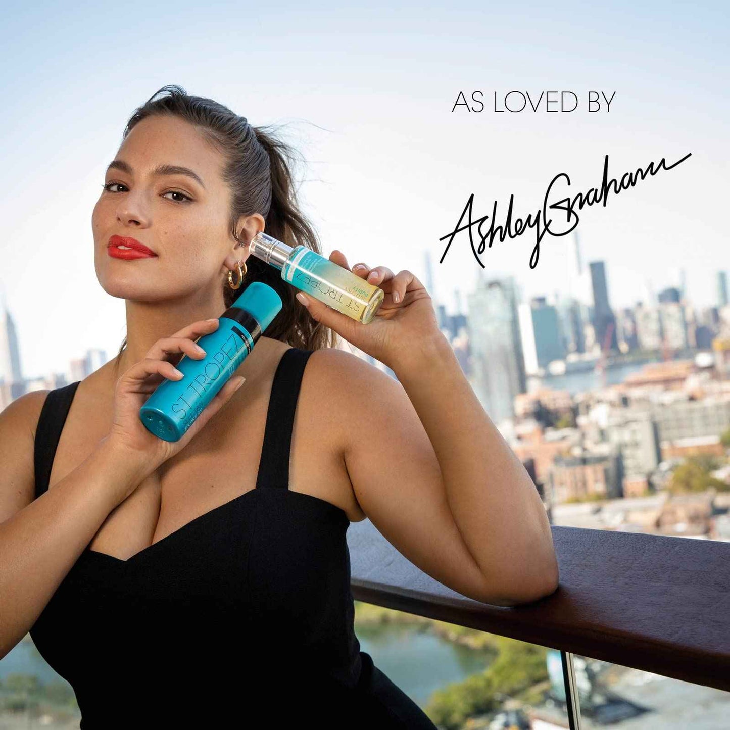 St. Tropez Fake Tan, Self Tan Purity Face Mist, Face Tan, Vegan Tanning Water, 100 Percent Natural Tanning Active, Tropical Fragrance, 80 ml