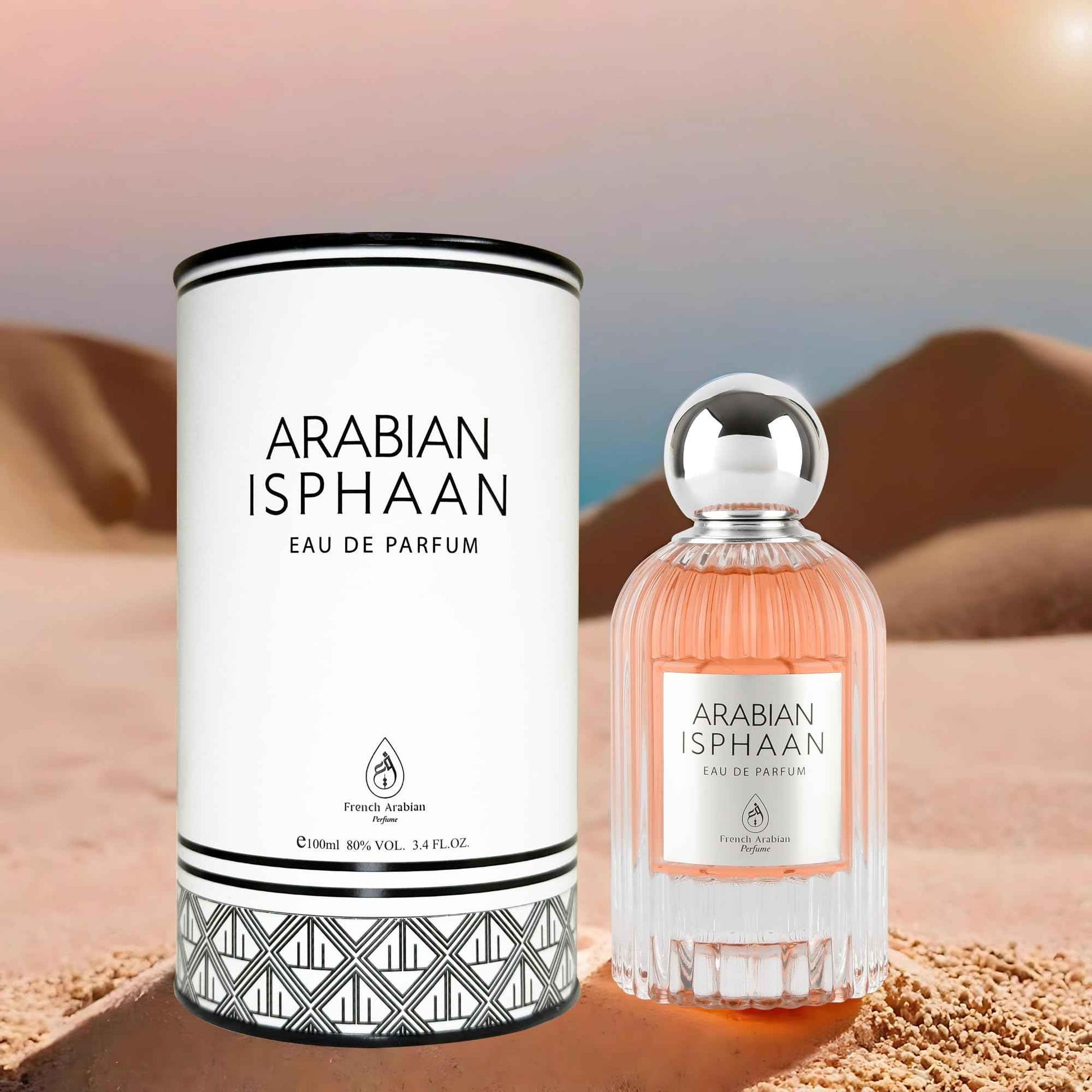 French Arabian Perfumes Arabian Isphaan 100ml EDP Unisex Eau de Parfum Oud Fragrance | Woody Floral Scent with Labdanum Rose Patchouli Saffron Oud & Sandalwood Notes | Luxury Oriental Perfume