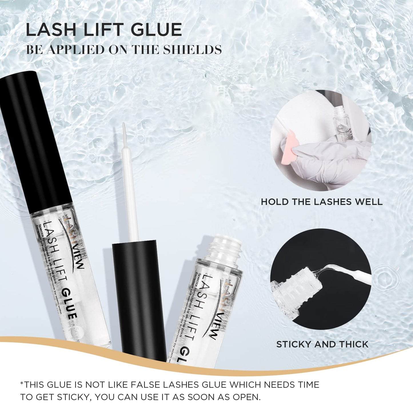 LASHVIEW Lash Lift Kit,Lash Lift,Professional Eyelash Perm Kit,Liquid Set,Semi-Permanent,Curling Perming,Wave Lift Extension Perm Set,10 Times