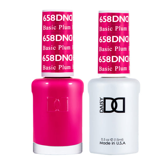 DND Gel Polish Set, Purple Collection, UV/LED Gel Polish and Air Dry Nail Lacquer, Matching Chip-Free Polish Duo, 457 Violet’s Secret, 0.5 Fl Oz