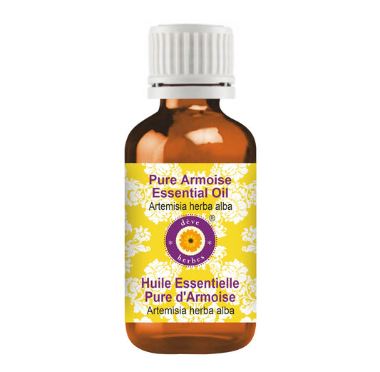 Deve Herbes Pure Armoise Essential Oil (Artemisia herba alba) Steam Distilled 30ml (1 oz)