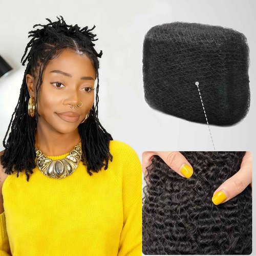 Afro Kinkys Bulk Human Hair for kinky curly Twist Human Braiding Hair For Micro Locs Extensions marley natural Black Color 12 inches 70g/pack