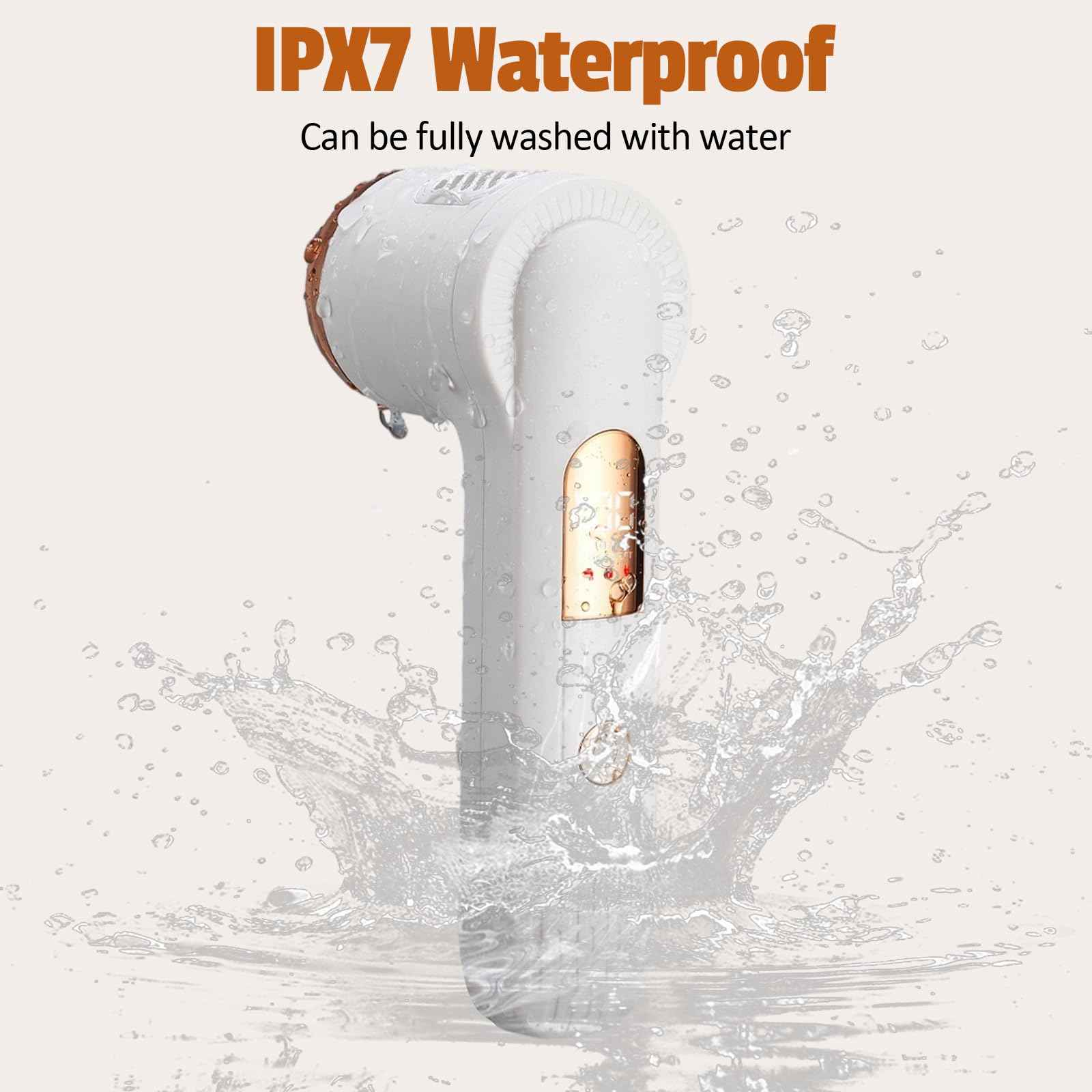 Meyluth Electric Foot Scrubber File Callus Remover with Absorb Function, Waterproof Foot Grinder Cracked Dry Dead Skin Removal for Feet Care, 3 Rollers, 2 Speed, Battery Display