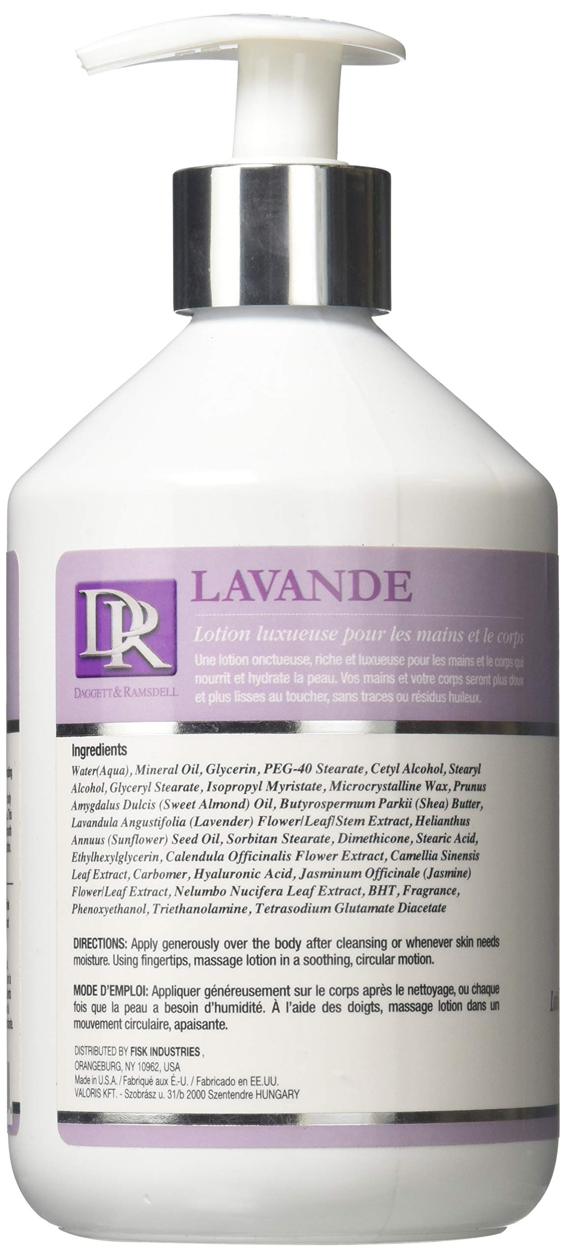 Daggett & Ramsdell Hand and Body Lotion, Lavender, 16.9 Fl Oz