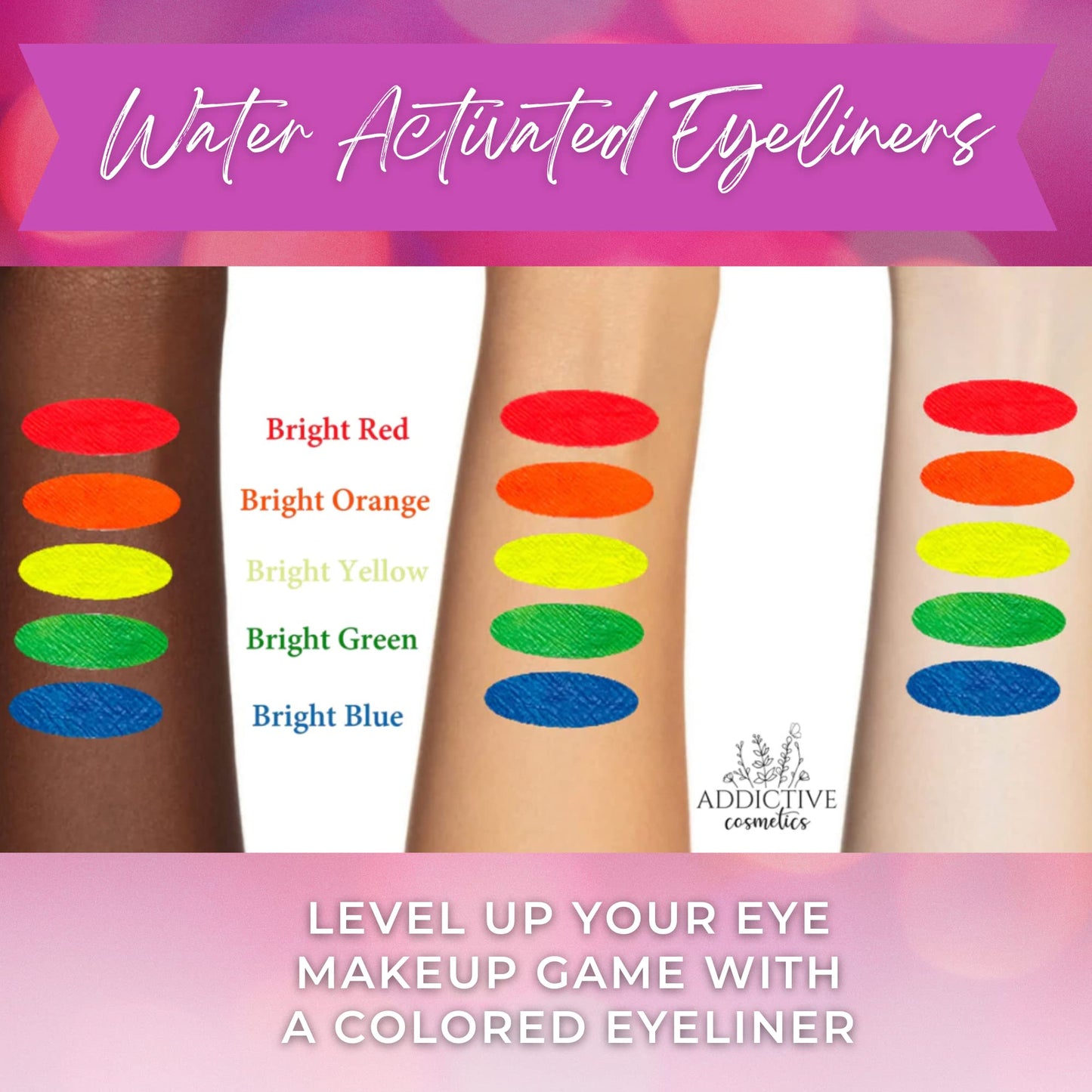 Wet Liners Parent- Cake Eyeliner with Applicator Brush - Water Activated Dry Pressed Eyeliner - Long-Lasting, Vibrant Color, Smudge Resistant - Vegan Cruelty Free Paraben Free (Bright Blue)