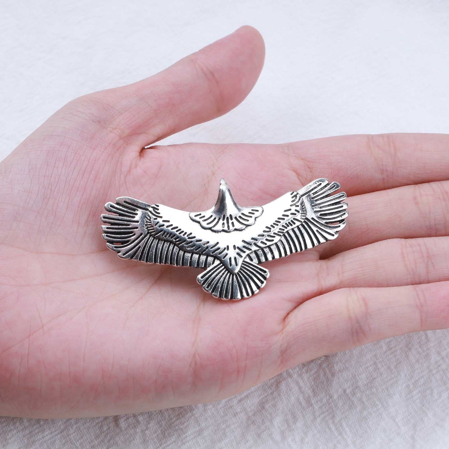 Iaceble Hair Clip Barrette Metal Bird Hair Clips Hairpin Silver, Vintage Eagle Hair Pin Accessories for Women and Girl Headdress