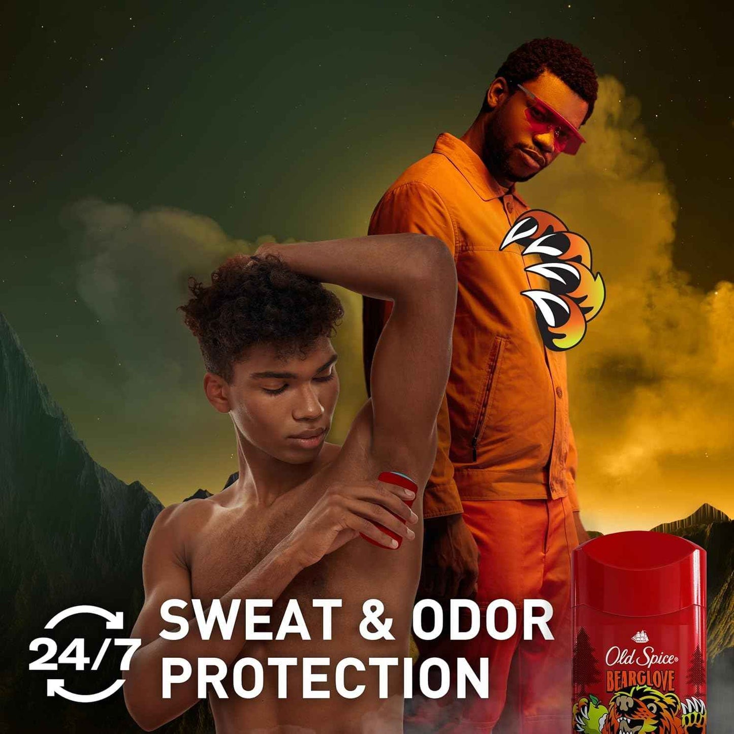 Old Spice Wild Collection Men's Deodorant, Bearglove 3 oz (Pack of 3)